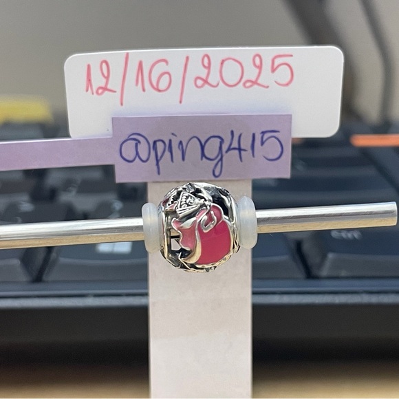 Pandora HTF Disney Aurora's Fairy Godmothers Charm - Picture 3 of 14